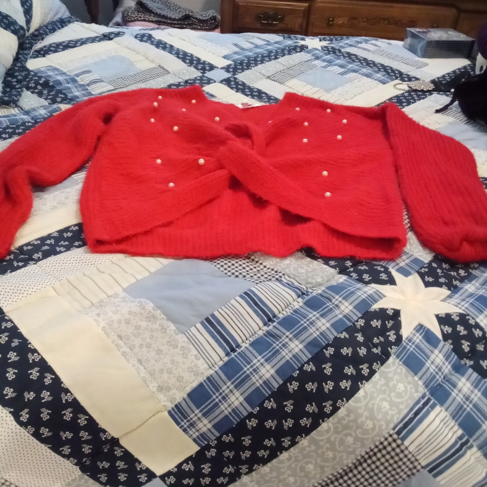 Red sweater